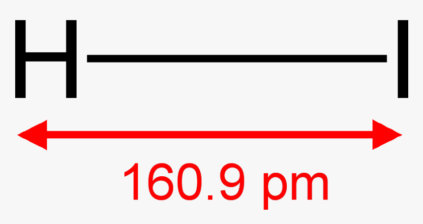 Hydrogen Iodide 2d Dimensions - Hydrogen Fluoride, HD Png Download