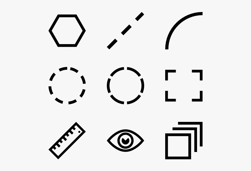 Iconos Lineales Png, Transparent Png