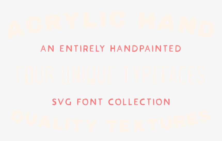 Svg Font Hand Painted, HD Png Download