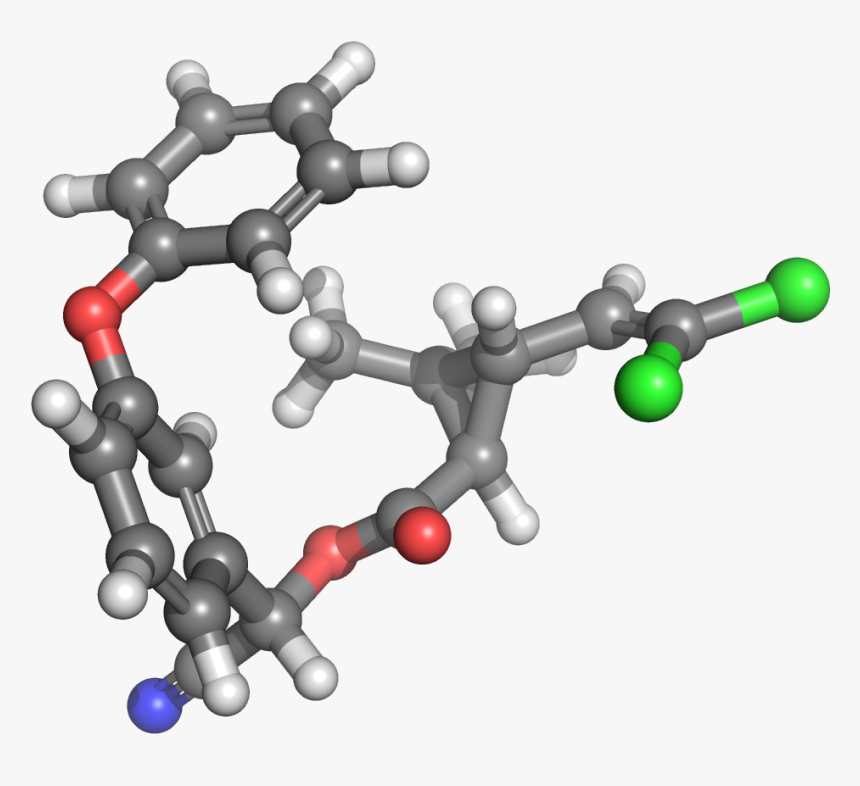 Cypermethrin 3d - Cypermethrin, HD Png Download