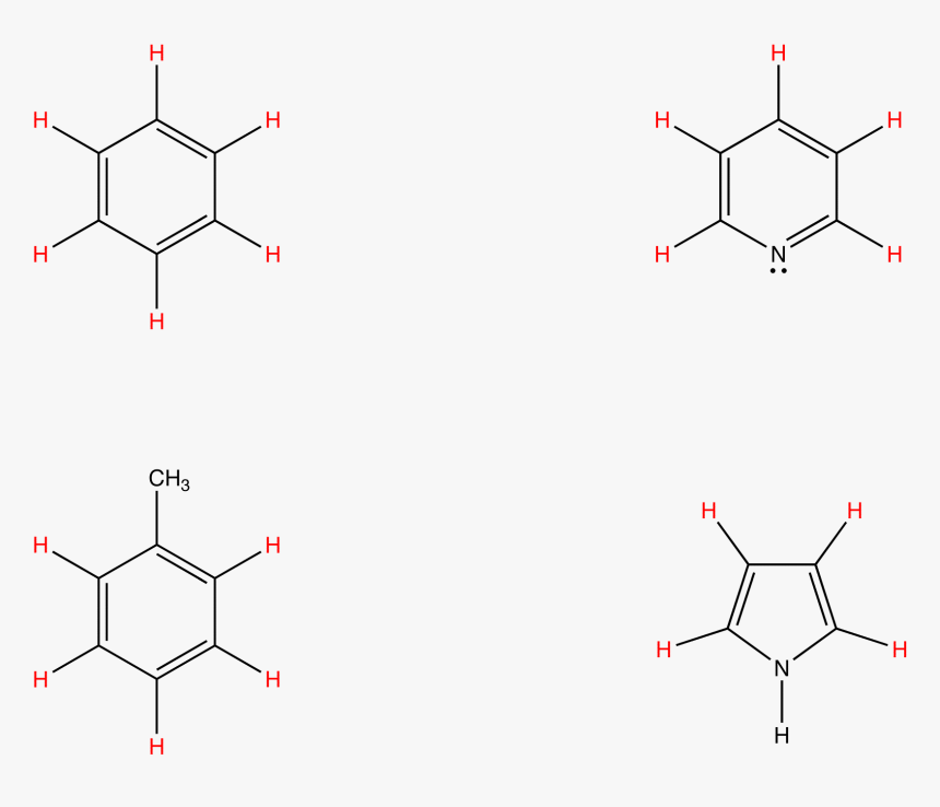 Hydrogens On Aromatic Ring, HD Png Download