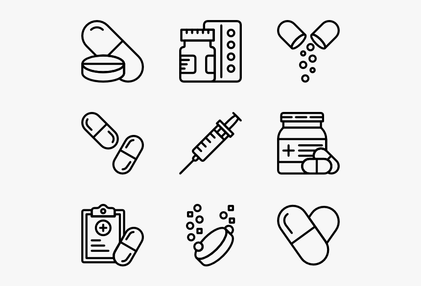 Hand Drawn Social Media Icons Png, Transparent Png