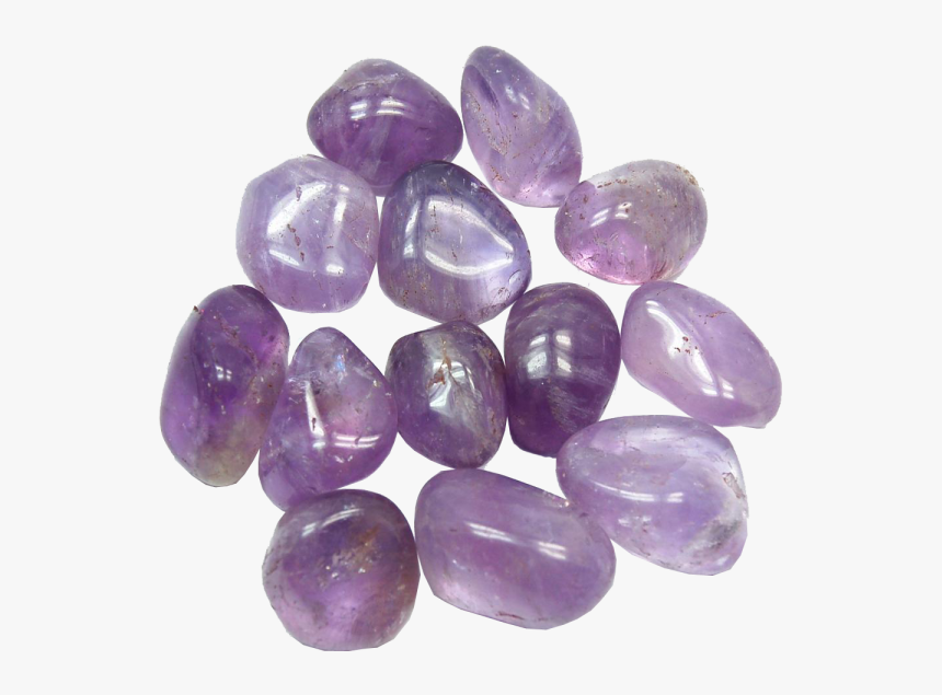 Purple Crystal Stone , Png Download - Tumbled Amethyst, Transparent Png