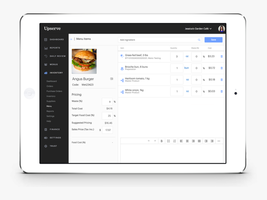Real Time Inventory Restaurant, HD Png Download