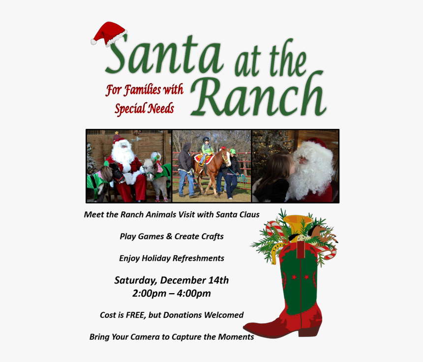 Santa 20at 20the 20ranch 202019 20graphic - Christmas, HD Png Download