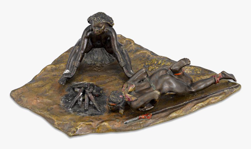 Erotic Couple Austrian Bronze Figures - Bronze Sculpture, HD Png Download