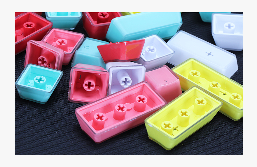 Acrylic Doubleshot Keycaps - Double Shot Clear Keycaps, HD Png Download