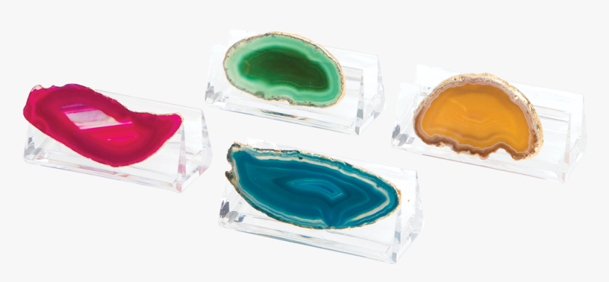 Acrylic Agate Business Card Holder - Gemstone, HD Png Download