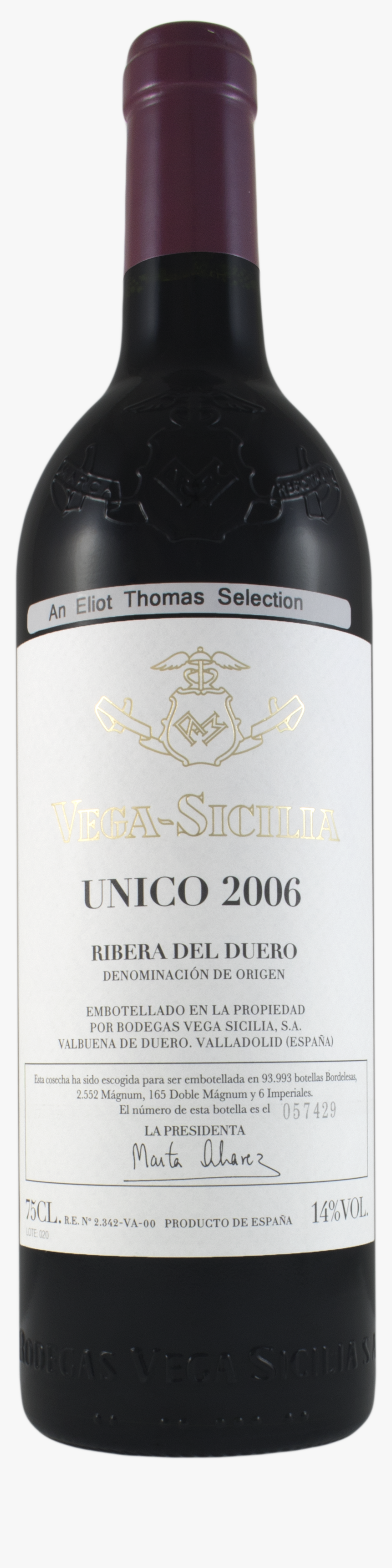 Vega Sicilia Unico 2006, HD Png Download
