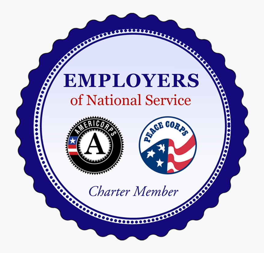 Employers Of National Service Charter Member Badge - Americorps Vista, HD Png Download