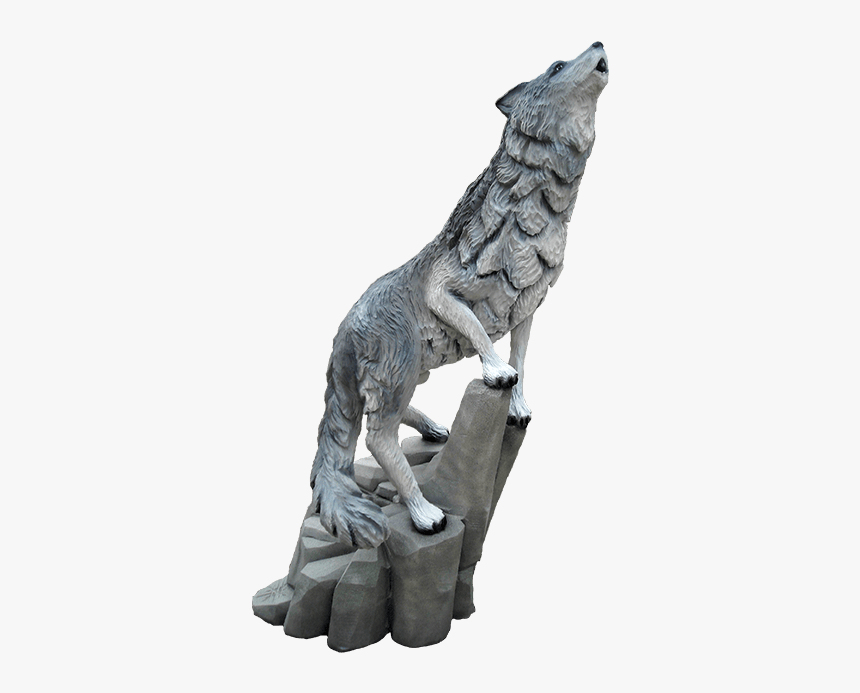 Wolf - Statue, HD Png Download