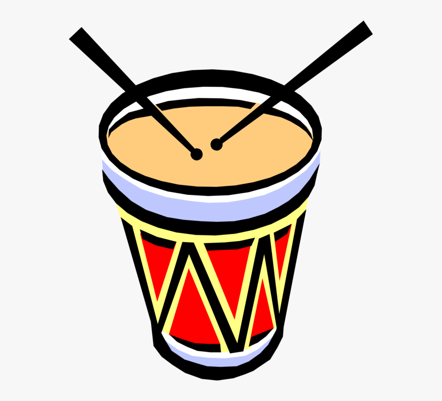 Transparent Snare Drum Clipart - Drum, HD Png Download