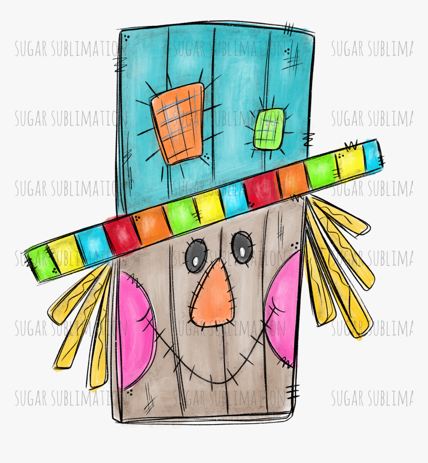 Fall Scarecrow Vinyl, HD Png Download