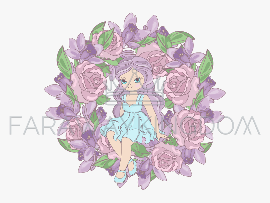 Rose Illustration Png, Transparent Png
