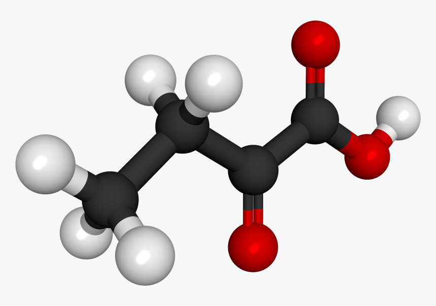 2-oxobutanoic Acid 3d Ball, HD Png Download