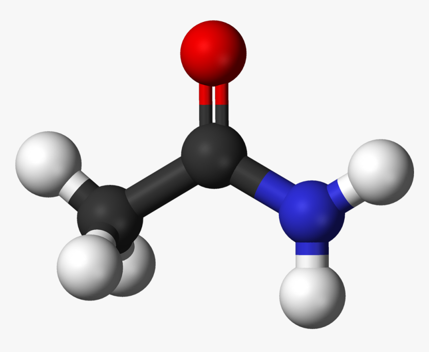 Acetamide 3d Balls - Urea Molecule, HD Png Download