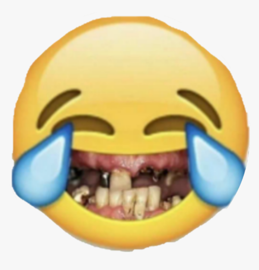 #chistoso #emoji #emojiface #dientes #jaja #tumblr - Jaja Emoji, HD Png Download