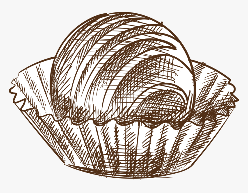 Hand Drawn Chocolate Truffle, HD Png Download