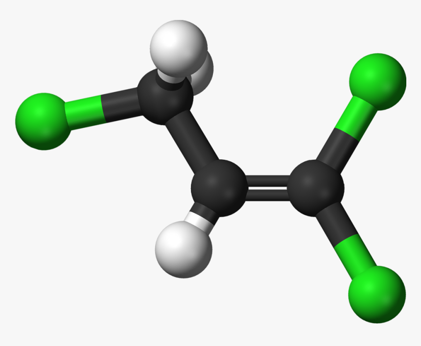 1,1,3 Trichloropropene 3d Balls - 1 1 Dichloroethylene, HD Png Download