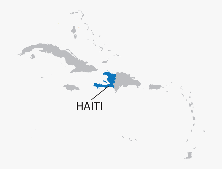 Caribbean Islands Vector Map, HD Png Download