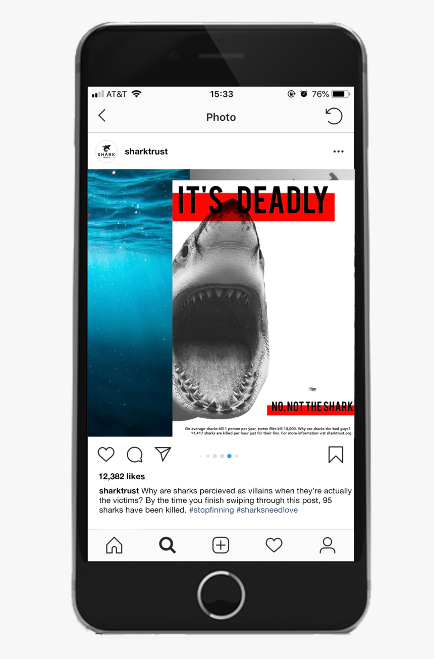 Shark Trust Instagram Mockup 5, HD Png Download