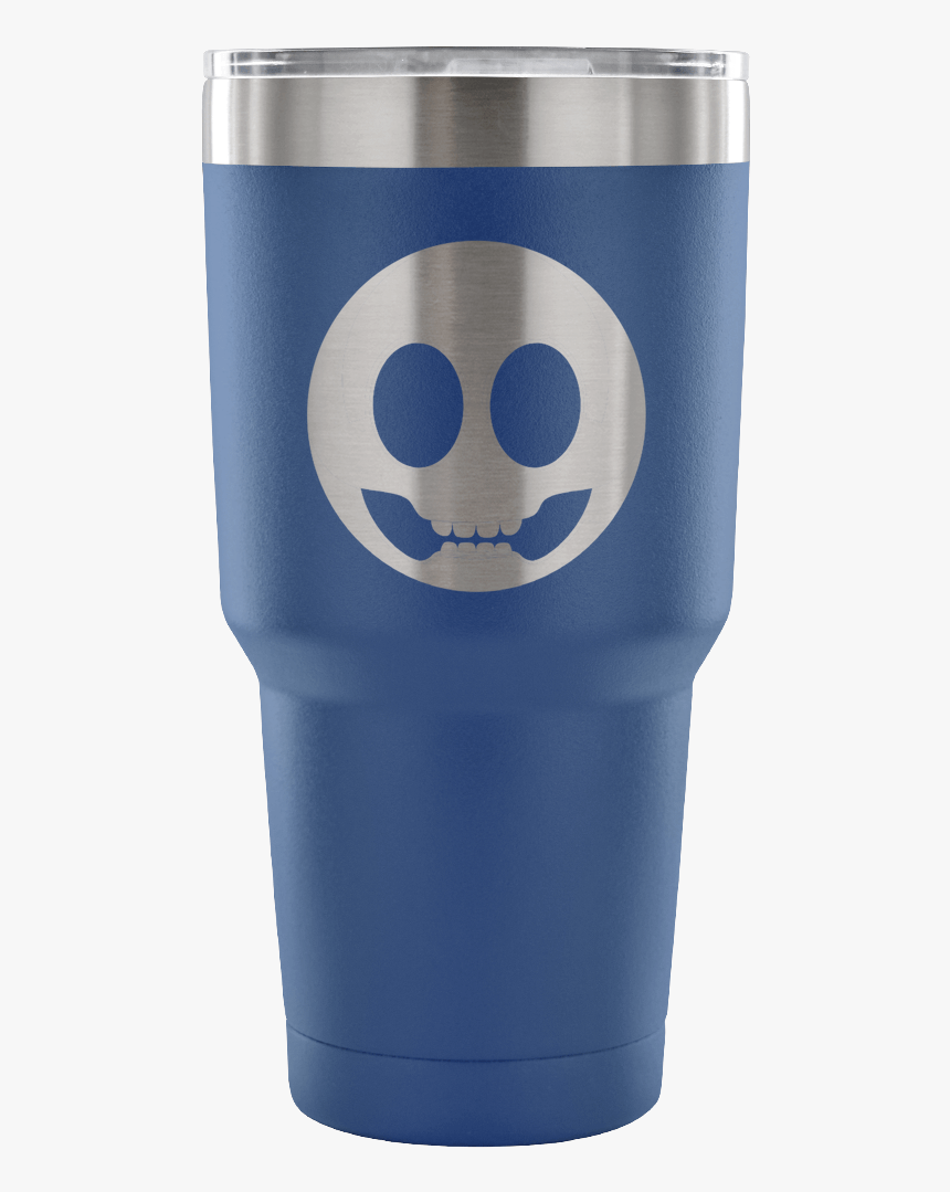 Emoji Skull Tumbler - Tumbler, HD Png Download
