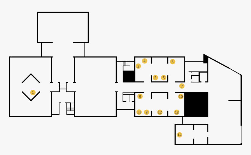 Ask At The Front Desk For A Scavenger Hunt Activity - Beaverbrook Art Gallery Map, HD Png Download