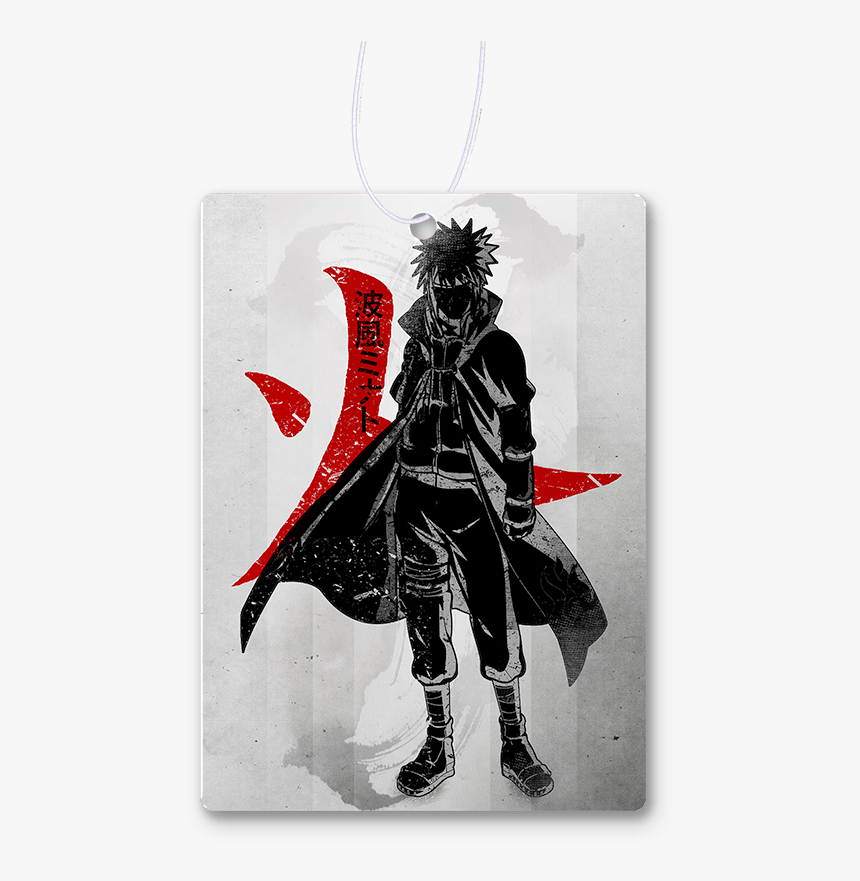 Crimson Hokage Air Freshener - Cool Minato Art, HD Png Download