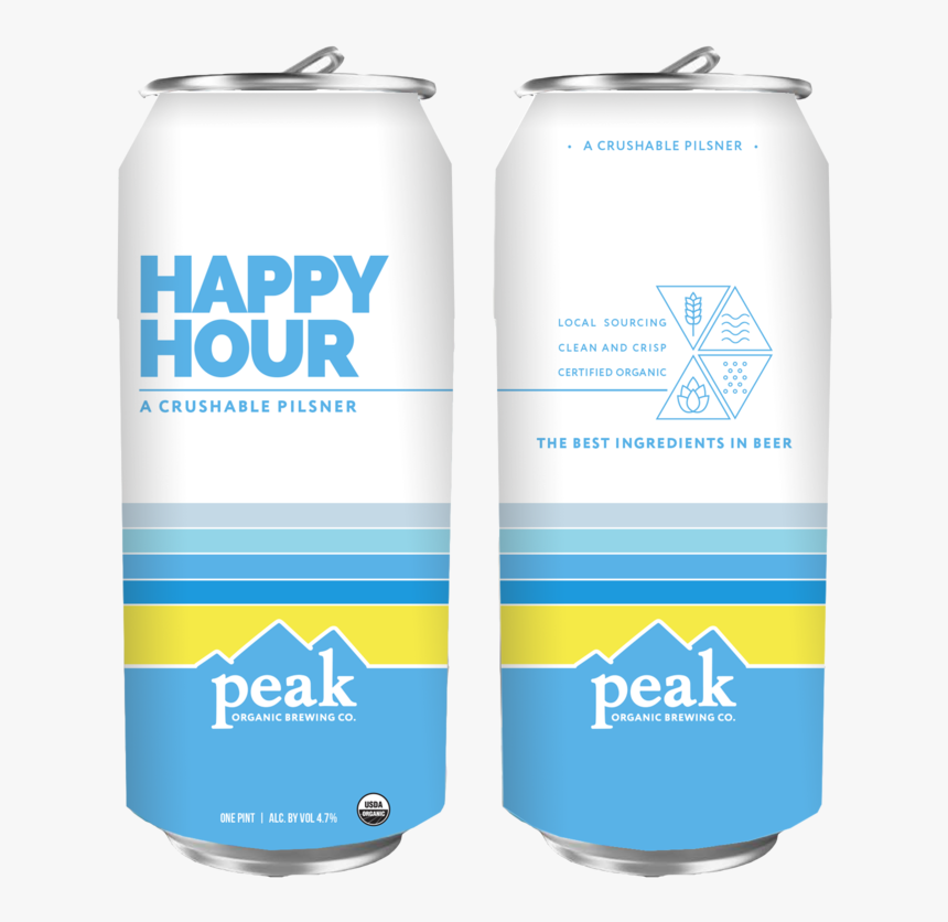 Happyhour 16oz Can Mockup - Peak Happy Hour, HD Png Download