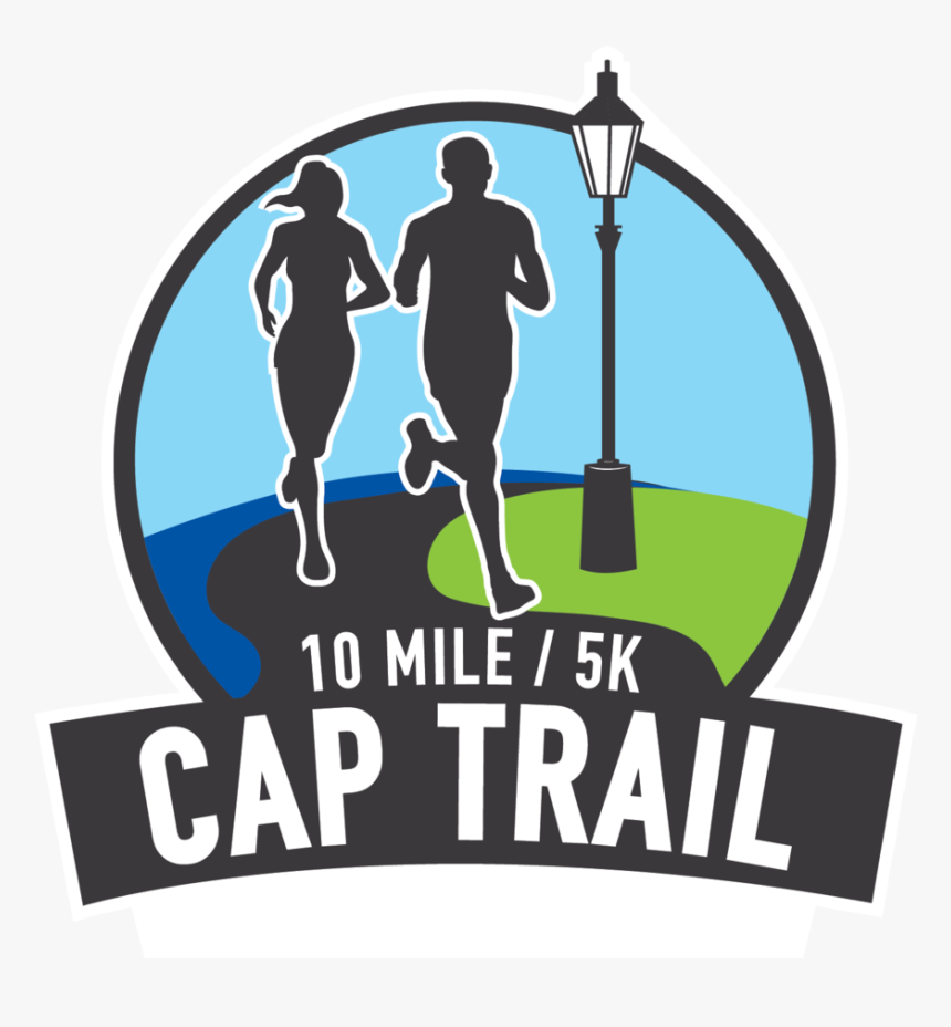 Cap Trail 10 Mile 5k Logo Vector No Date 01 - Virginia, HD Png Download