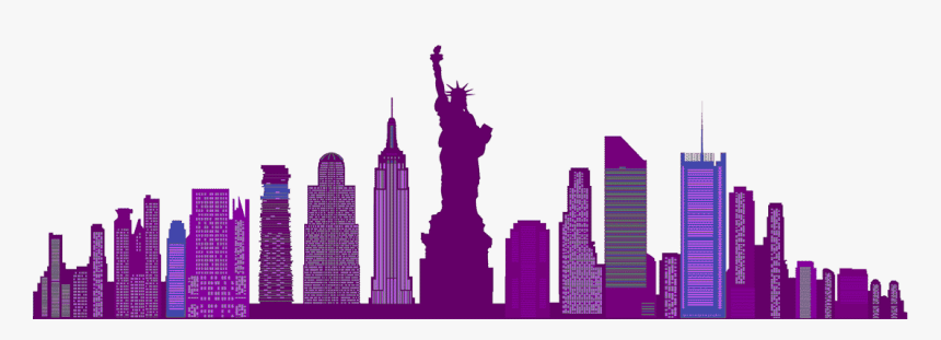 Manhattan Skyline Png, Transparent Png