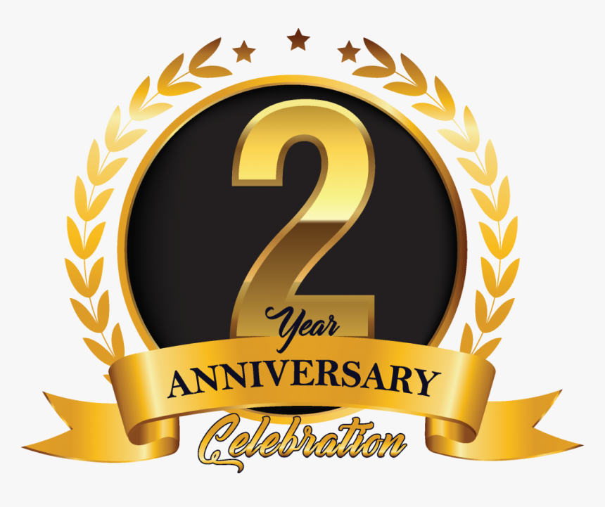 2nd Anniversary Logo Png, Transparent Png
