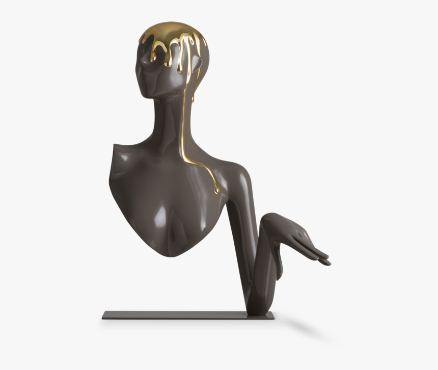 Acc Buste03 Golddrip - Bronze Sculpture, HD Png Download