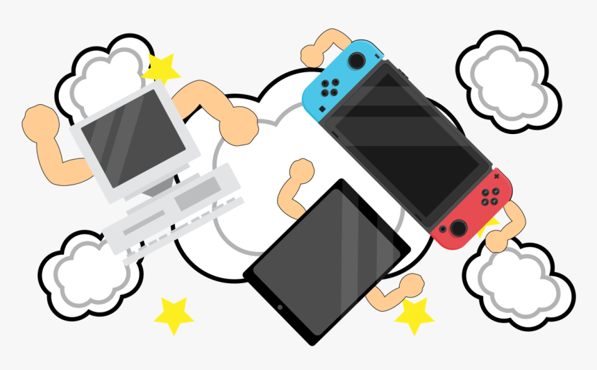 Play Clipart Electronic Game - Illustration, HD Png Download