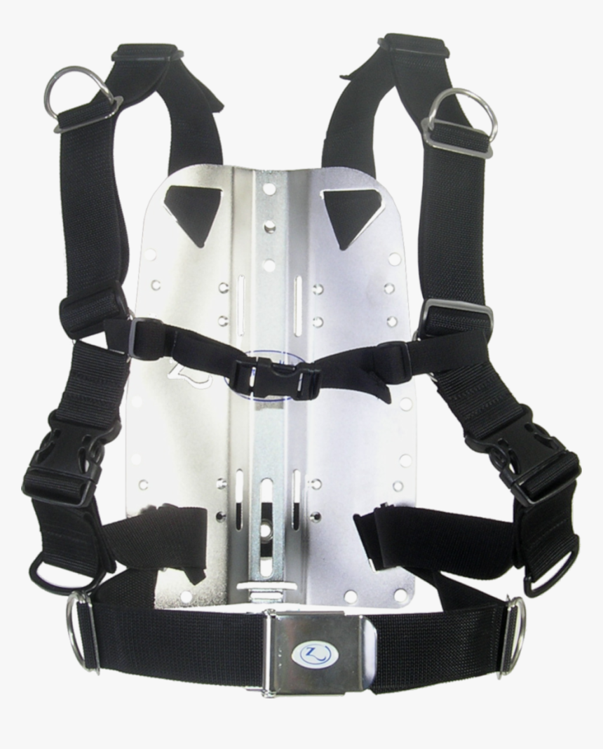 Zeagle Stainless Steel Back Plate With Deluxe Harness - Zeagle Deluxe Harness With Ss Backplate, HD Png Download