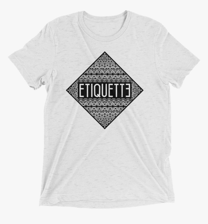 Etiquette 2019 01 Mockup Front Flat White Fleck Triblend - Ernie Ball T Shirt, HD Png Download