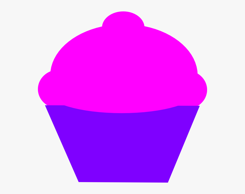 Pink And Curple Cupcake Svg Clip Arts, HD Png Download