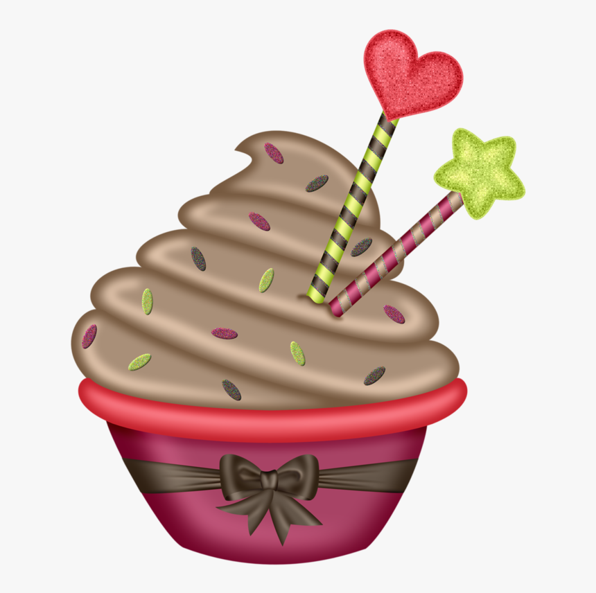 Imagenes De Cupcakes Animados, HD Png Download