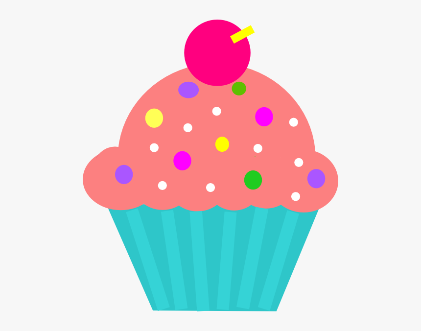 Cupcake Coral & Turquoise Clip Art - Instructional Materials For Grade 1, HD Png Download