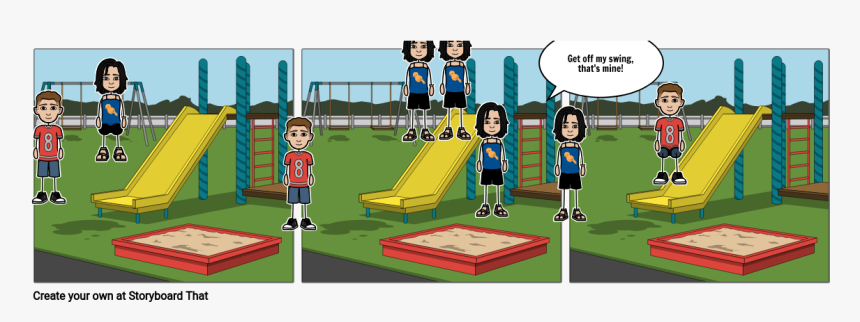 Taking Turns On A Playground, HD Png Download