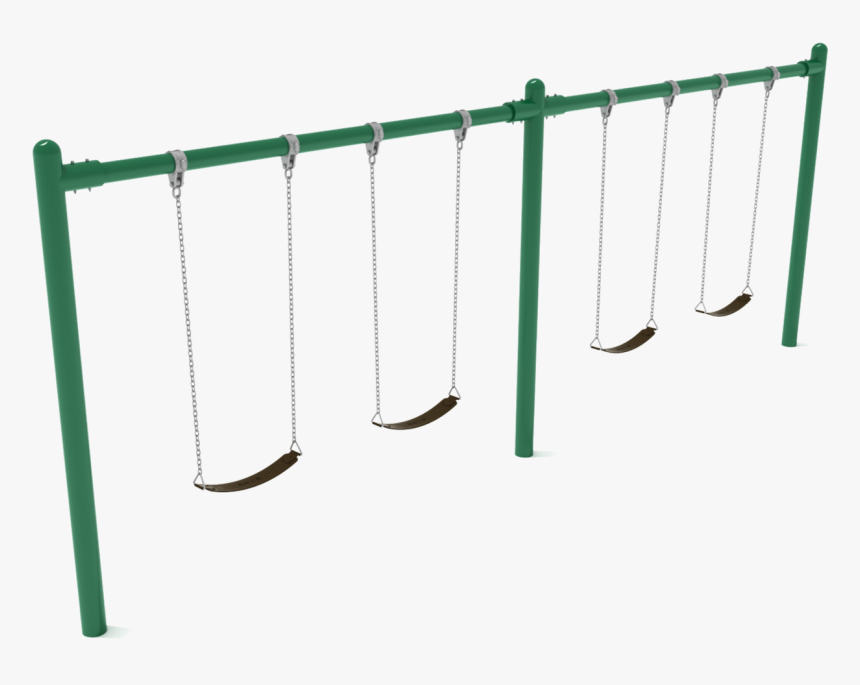 2-bay Single Post Swings Included In Play Pkg 011 In - Swing, HD Png Download