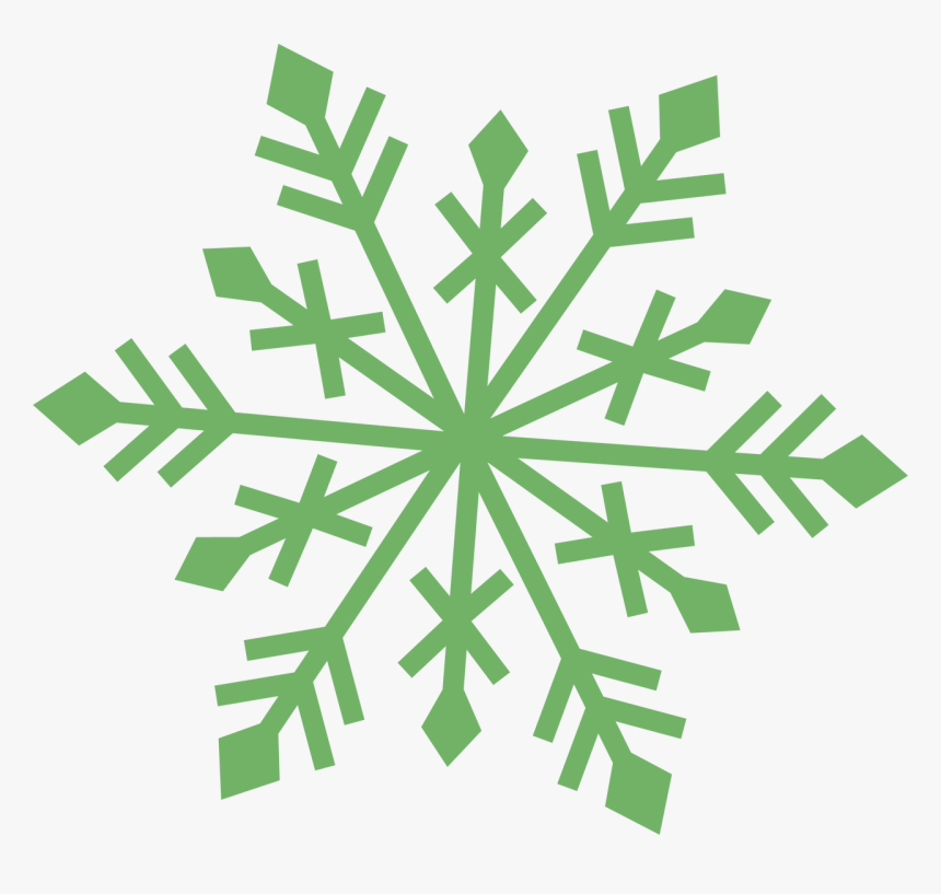 Merry & Bright Snowflake - Snowflake Monogram Letter, HD Png Download