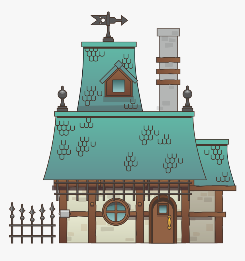 Free Cartoon House Clip Art - Free Png Cartoon Clipart, Transparent Png