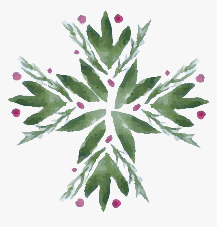 Merry & Bright Watercolor Clipart Example Image - Free Merry And Bright Clip Art, HD Png Download