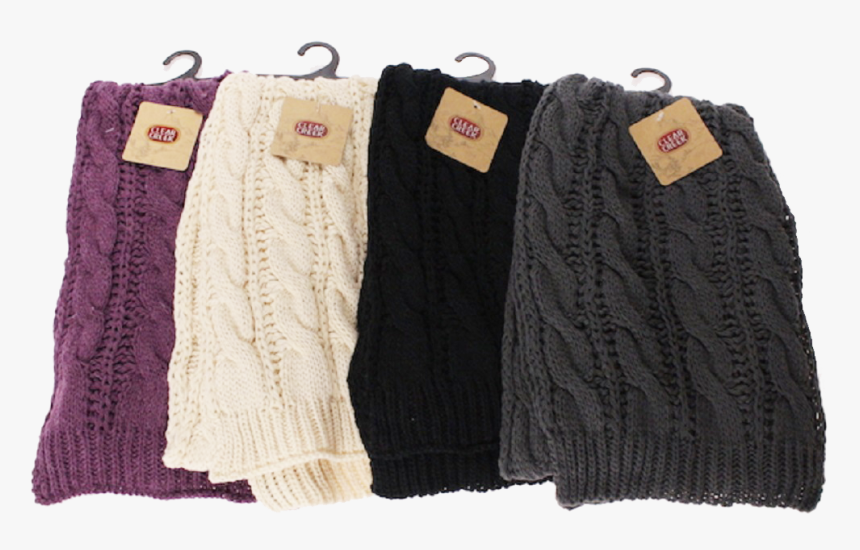Winter Neck & Head Protection-scarf Ladies Cable Knit - Wool, HD Png Download