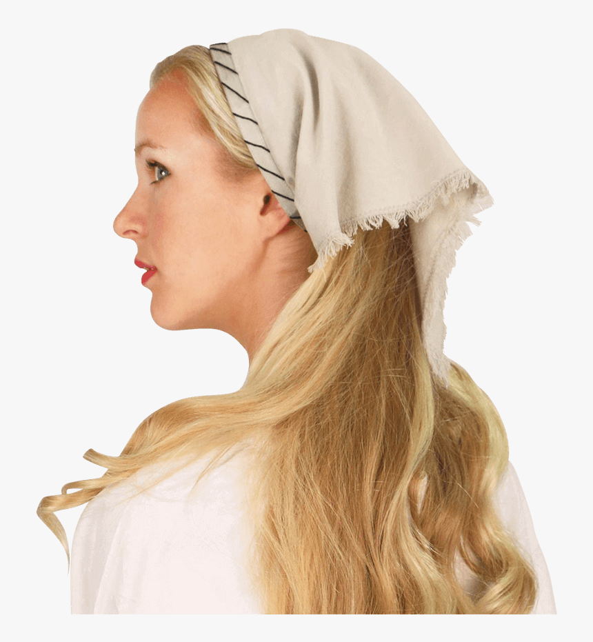 Asta Triangle Head Scarf - Hair Down With Head Scarf, HD Png Download