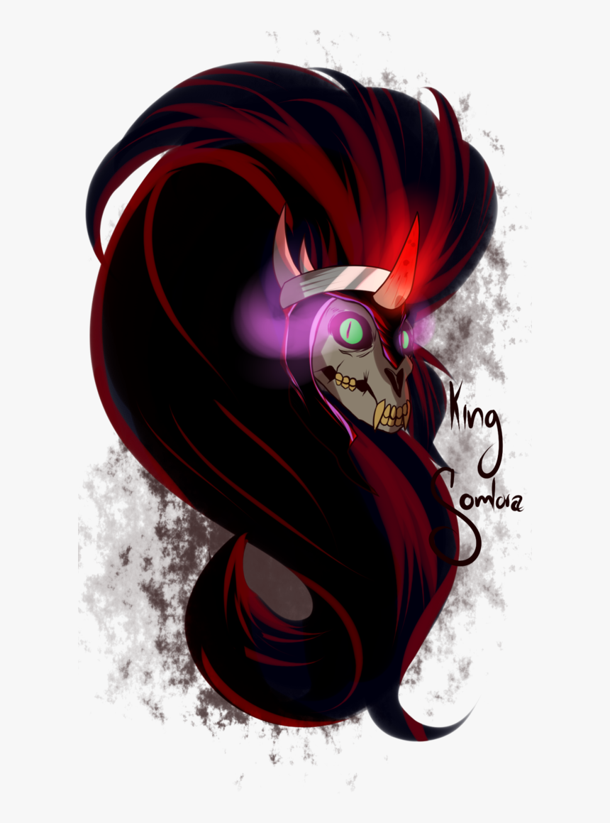 Mr4500k, Bust, Dark Magic, Fangs, King Sombra, Magic, - Illustration, HD Png Download