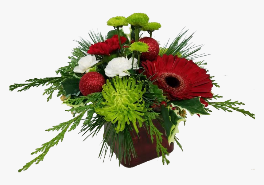 Image Of The Merry And Bright Floral Arrangement - Bouquet, HD Png Download