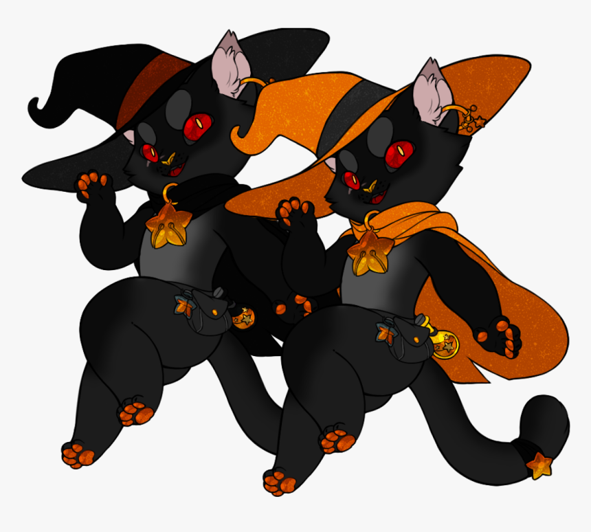 [custom] Dark Magic Kitty - Cartoon, HD Png Download