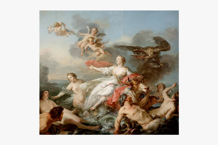 Rape Of Europa Jean Baptiste Marie Pierre, HD Png Download